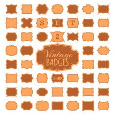 SET 2 50 vintage badges