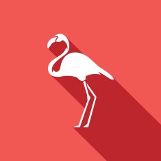 Flamingo icon Vector Illustration N2
