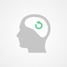 Head and refresh icon