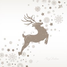 Vector Christmas Reindeer N6
