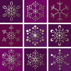 Christmas Snowflakes N4