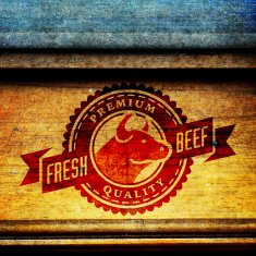 Labels of butcher shop N50
