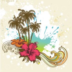 tropical background N23