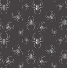 Spider seamless pattern gothic background