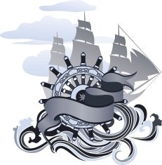 Voyage symbol design element