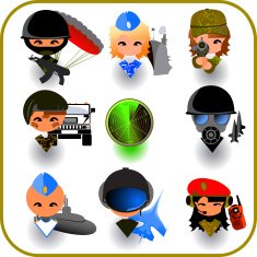 Military icons N7