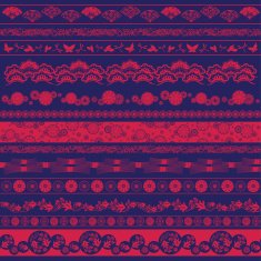 Set of Japan ornaments N5