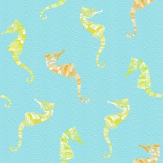 Seamless background with sea-horses N2