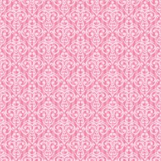 Vector seamless baroque damask luxury pink background N2