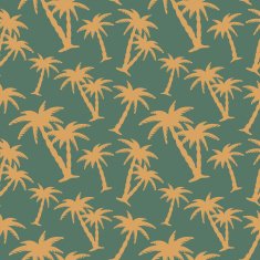 Seamless pattern with coconut palm trees N30