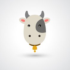 Cow head icon N2