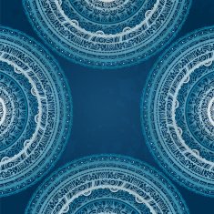 Background with abstract floral lace ornament N24