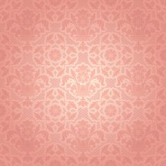 Lace background ornamental pink flowers template