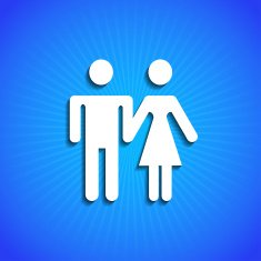 Vector icon on blue background Eps10 N26