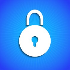 Vector icon on blue background Eps10 N27
