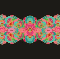 Seamless decorative border N2