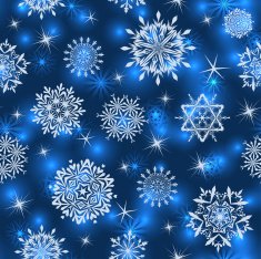 Seamless snowflake patterns N4