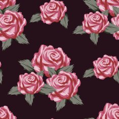 Seamless pattern with roses N134