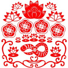 Chinese New Year Snake N90