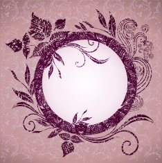 Vector grunge vintage frame with Autumn Leafs Thanksgiving