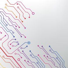EPS10 vector circuit board background texture N34