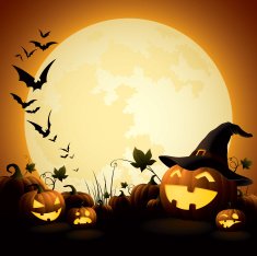 Halloween Pumpkins - Witch's Hat