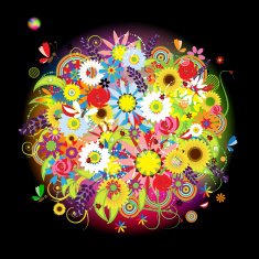 Floral bouquet beautiful for your design
