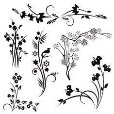 Floral Design Series Japanese style N12