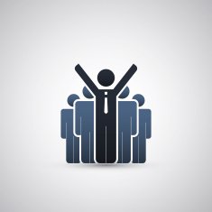 The Real Leader - Business Men Icon N2