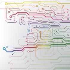 EPS10 vector circuit board background texture N35
