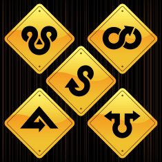Yellow Signs - Arrows N5