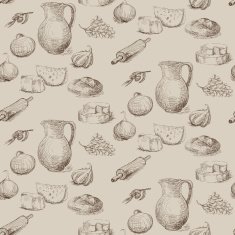 Food seamless pattern N7
