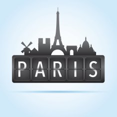 Paris departure board N3