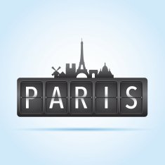 Paris departure board N4
