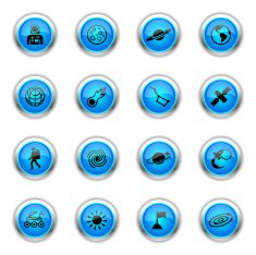 Blue Icons - Space N2