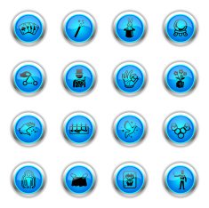 Blue Icons - Illusionism & Magic