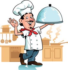 Chef Giving OK Gesture