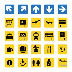 Airport information signs N2
