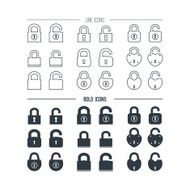 Icons the lock