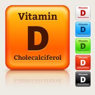 Vitamin D Multi Colored Button Set N2