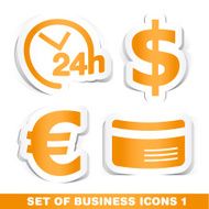 Set of Business Paper Icons 1