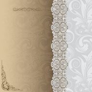 Vintage background card