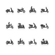 Scooter Icons Set N2