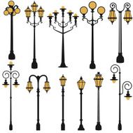 street lamp set