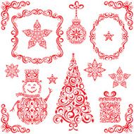Stylized Christmas Set