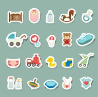 Baby Icons sticker set N2