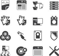 Silhouette Server Side Computer icons N2