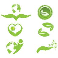 Ecology symbols and logo