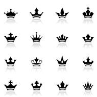 Crown icon set N5