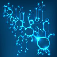 EPS10 vector circuit board background texture N37